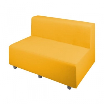 Zweiersitzbank mit Lehne  Relax!, B/H/T: 104x70x72 cm,