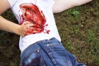 Schnittwunde groß mit Blutungsfunktion