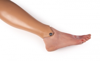 Wundenfuß mit diabetischem Fußsyndrom, fortg. Stadium, Puppenversion