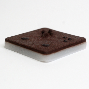 Simuliertes Gewebe mit Hautläsionen, dunkelhäutig