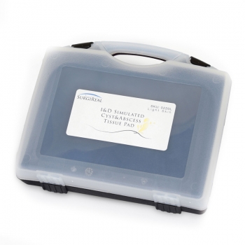 Nahttrainings Set mit Simuliertem Gewebe mit Zyste & Abszess, hellhäutig