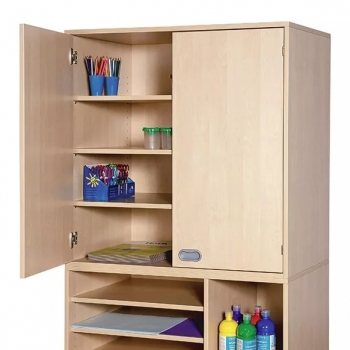 Aufsatzschrank für Papierschrank, B/H/T: 102x100x60 cm