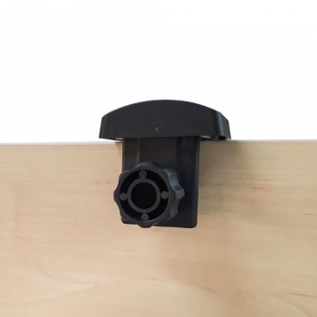 Tisch mit Aufsatz- Sichtblende 140x70 cm, mit 40 mm Rundrohrgestell