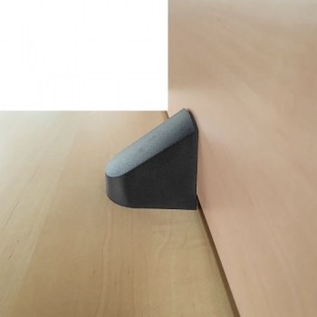 Tisch mit Aufsatz- Sichtblende 200x100 cm, mit 40 mm Rundrohrgestell