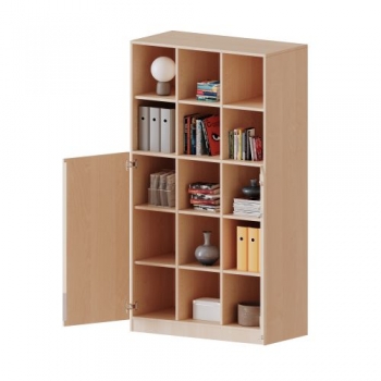 ErgoTray Kombi-Schrank, dreireihig, 5 Ordnerhöhen