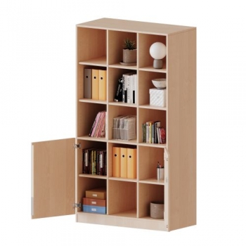 ErgoTray Kombi-Schrank dreireihig mit 5 Ordnerhöhen