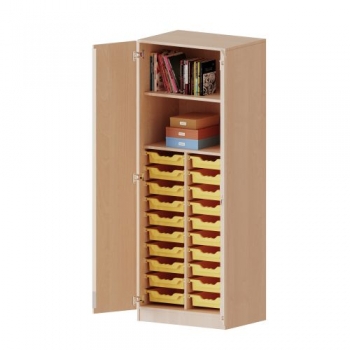 ErgoTray Schrank, zweireihig, 5 Ordnerhöhen