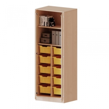 ErgoTray Schrank, zweireihig, 5 Ordnerhöhen