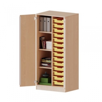 ErgoTray Schrank, zweireihig, 4 Ordnerhöhen