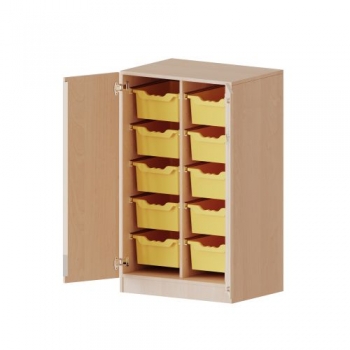 ErgoTray Schrank, zweireihig, 3 Ordnerhöhen