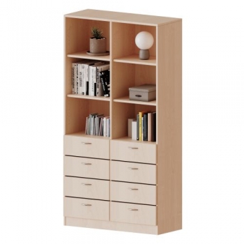 Schubladen - Kombischrank, 5 Ordnerhöhen