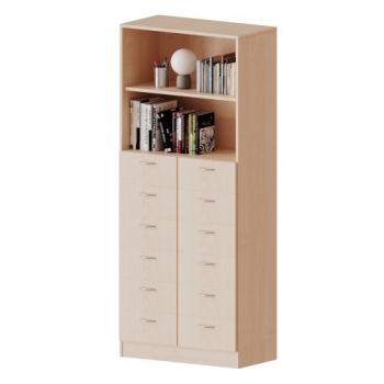 Schubladen - Kombischrank, 5 Ordnerhöhen