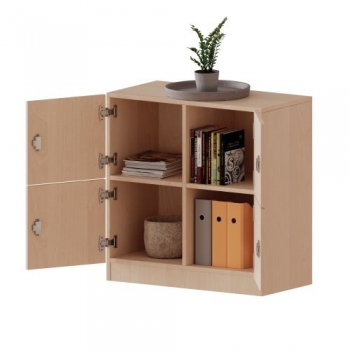 Schließfachschrank, 2 Ordnerhöhen