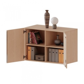 Aufsatzschrank für ErgoTray Serie, 2 Ordnerhöhe