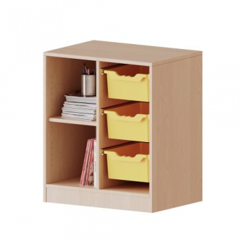 ErgoTray Regal, zweireihig, 2 Ordnerhöhen