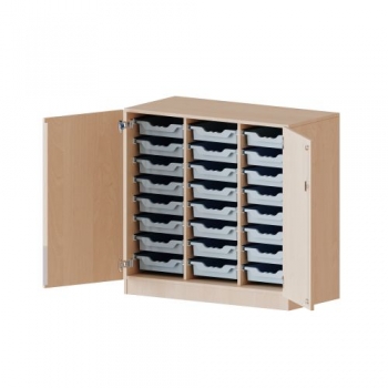 ErgoTray Schrank, dreireihig, 2,5 Ordnerhöhen