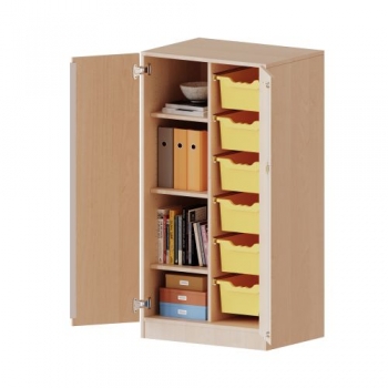 ErgoTray Schrank, zweireihig, 3,5 Ordnerhöhen