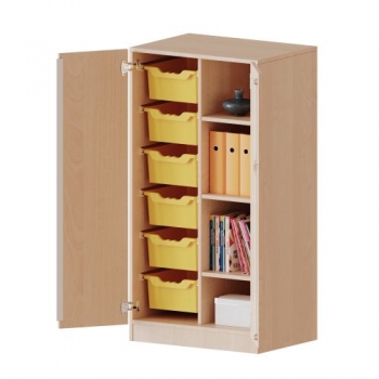 ErgoTray Schrank, zweireihig, 3,5 Ordnerhöhen