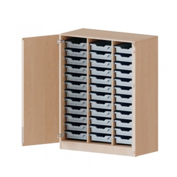 ErgoTray Schrank, dreireihig, 3,5 Ordnerhöhen