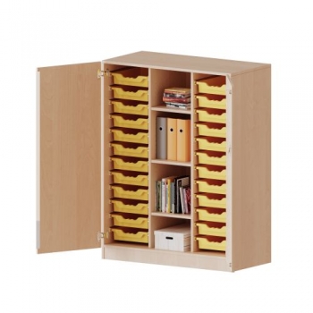 ErgoTray Schrank, dreireihig, 3,5 Ordnerhöhen