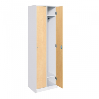 Spindschrank 2-reihig mit 2 Türen, B/H/T 66x190x50 cm