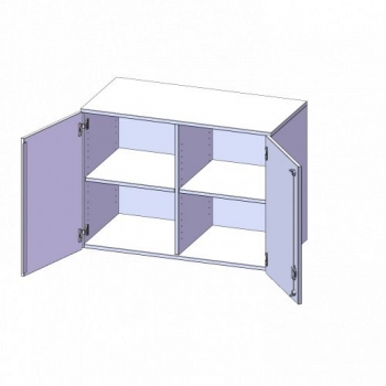 Aufsatzschrank, 2 Ordnerhöhen