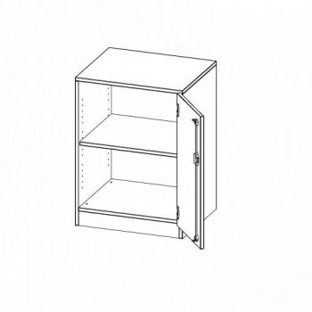 Schrank, 2 Ordnerhöhen