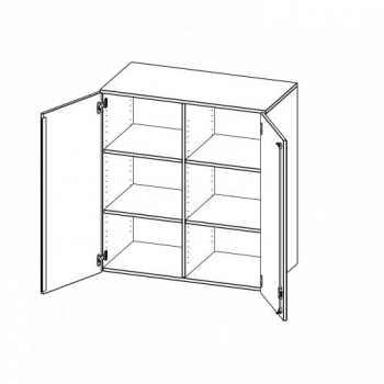 Aufsatzschrank, 3 Ordnerhöhen