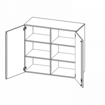 Aufsatzschrank, 3 Ordnerhöhen