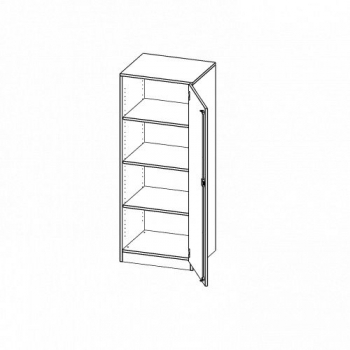 Schrank, 4 Ordnerhöhen