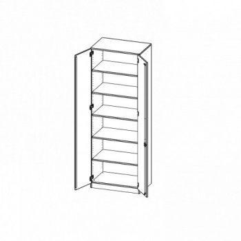 Schrank, 6 Ordnerhöhen