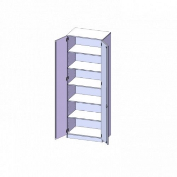 Schrank, 6 Ordnerhöhen