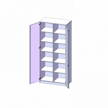 Schrank, 6 Ordnerhöhen