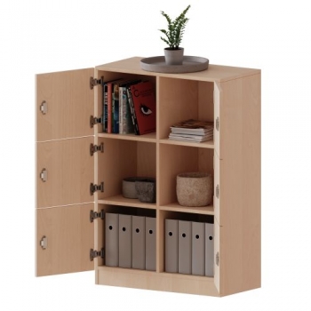 Schließfachschrank, 3 Ordnerhöhen