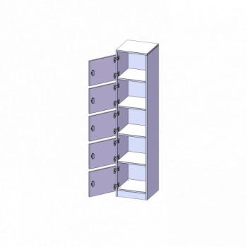 Schließfachschrank, 5 Ordnerhöhen