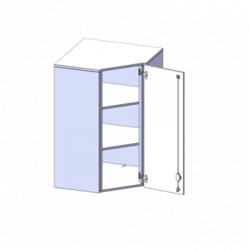 Innenecke Aufsatzschrank, 3 Ordnerhöhen