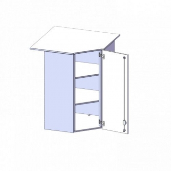 Innenecke Aufsatzschrank, 3 Ordnerhöhen