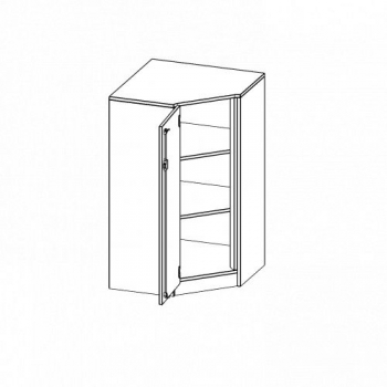 Innenecke als Schrank, 3 Ordnerhöhen