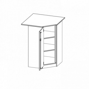 Innenecke als Schrank, 3 Ordnerhöhen