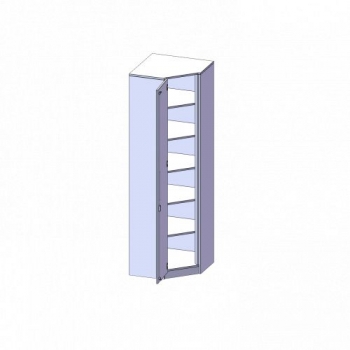 Innenecke als Schrank, 6 Ordnerhöhen