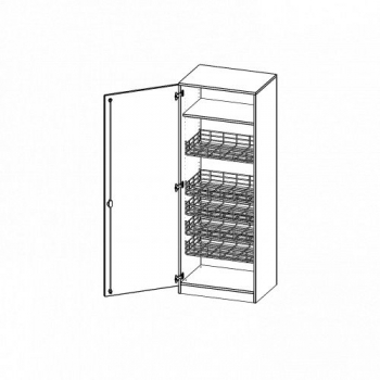Sportschrank, 5 Ordnerhöhen