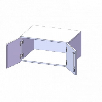 Aufsatzschrank für ErgoTray Serie, 1 Ordnerhöhe