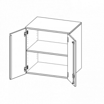 Aufsatzschrank für ErgoTray Serie, 2 Ordnerhöhen