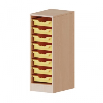 ErgoTray Regal, einreihig, 2,5 Ordnerhöhen