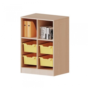 ErgoTray Regal, zweireihig, 2,5 Ordnerhöhen