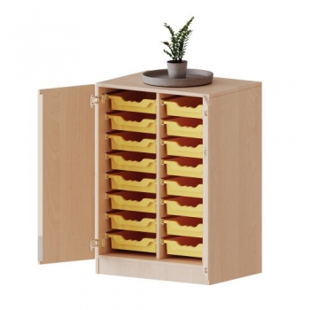 ErgoTray Schrank, zweireihig, 2,5 Ordnerhöhen