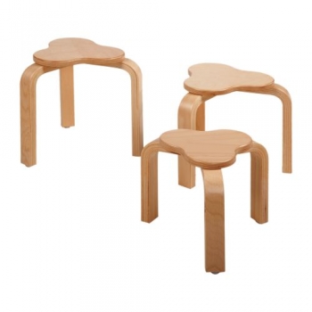 Hocker Kleeblatt mit 3 Standbeinen