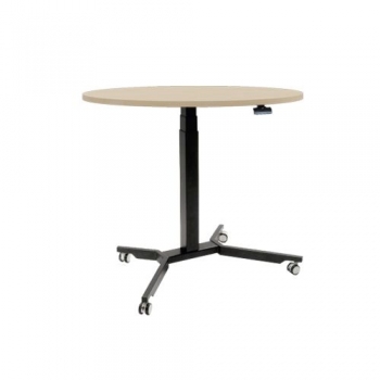 Sitz- / Stehtisch rund mit Vollkernplatte