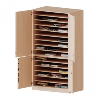 Bastelschrank 4-türiger Schrank, B/H/T: 104,5x190x60 cm