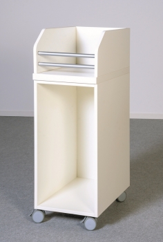 Utensilienwagen BHT 40x113x60cm, ob.Ablage, unt.f.Windeleimer